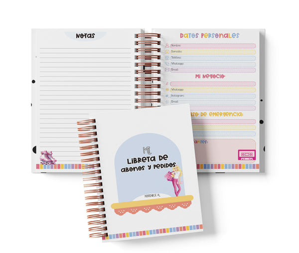 Libreta de Abonos y Pedidos - Barbie