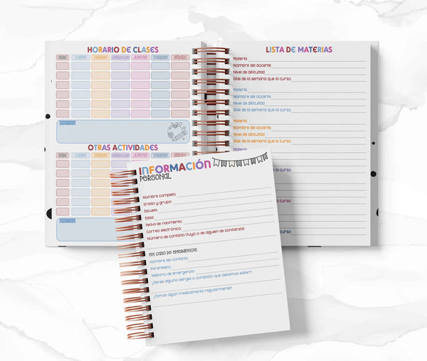 Agenda Estudiantes Semanal Ciclo 26-27 - Jack y Sally