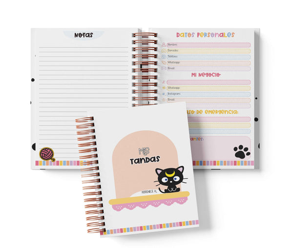 Libreta de Tandas 11 Participantes - Chococat