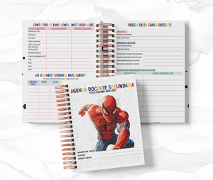 Agenda Secundaria - Spider-Man