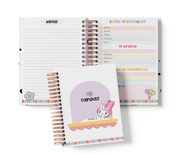 Libreta de Tandas 11 Participantes - My Melody
