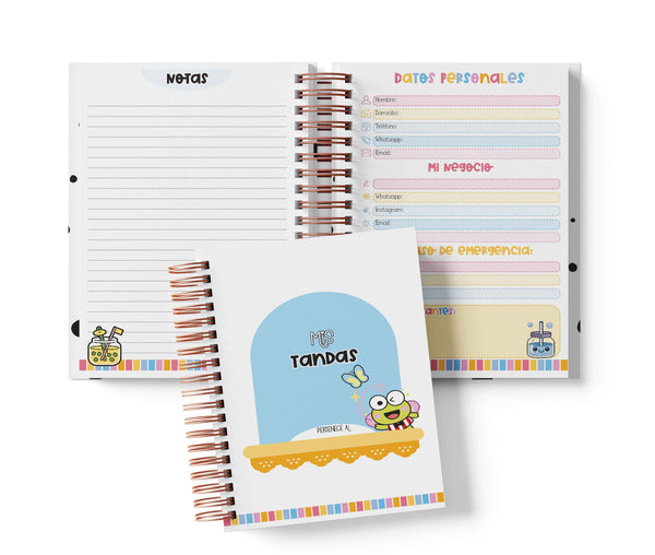 Libreta de Tandas 11 Participantes - Keroppi