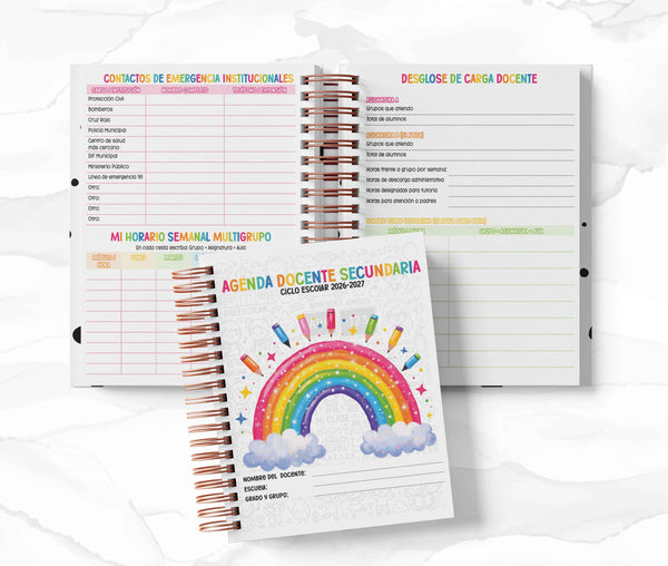 Agenda Secundaria - Rainbow