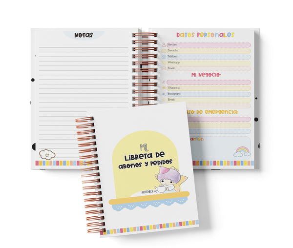 Libreta de Abonos y Pedidos - Little Twin Stars