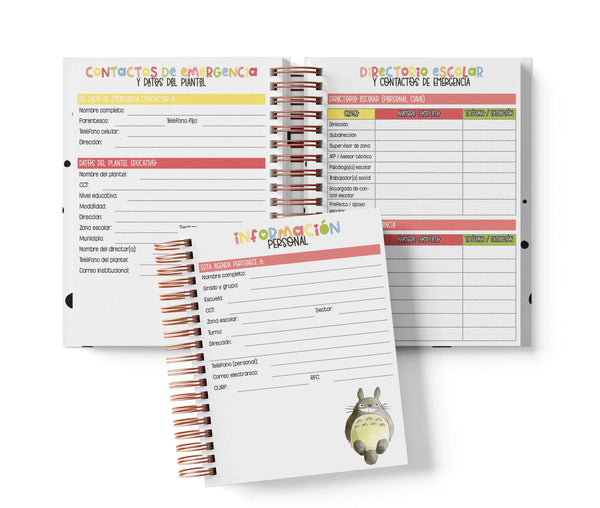 Agenda Preescolar MO - Totoro