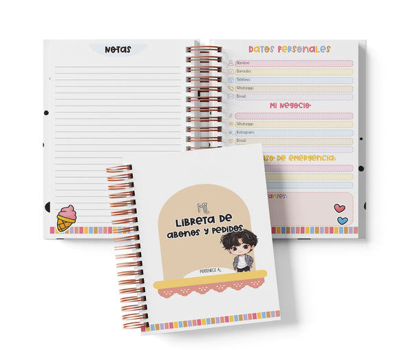 Libreta de Abonos y Pedidos - BTS