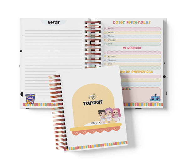Libreta de Tandas 21 Participantes - Huntrix