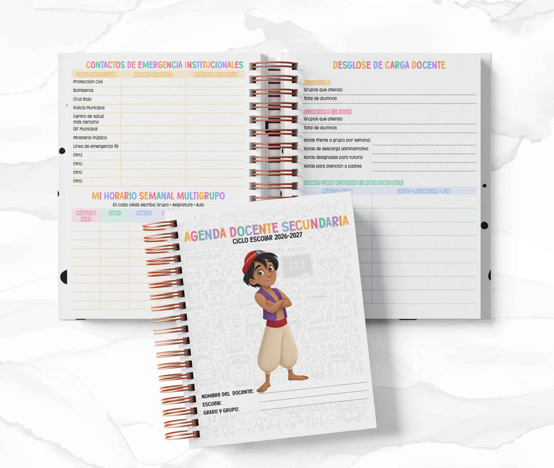 Agenda Secundaria - Aladdin