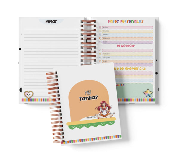 Libreta de Tandas 11 Participantes - Sailor Moon