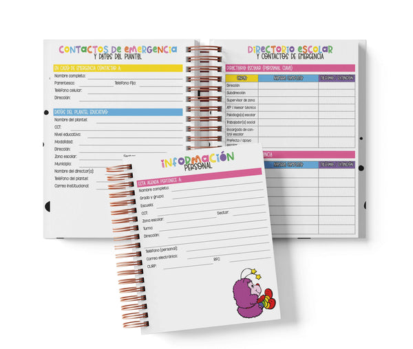 Agenda Preescolar MO - Rainbow Brite
