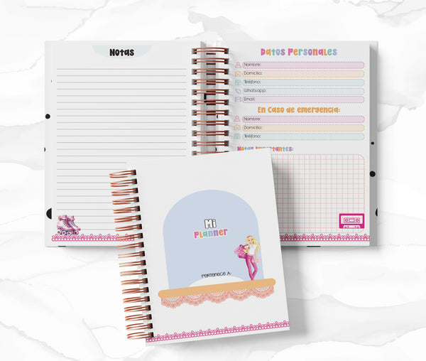 Planner 2 Días por Página - Barbie
