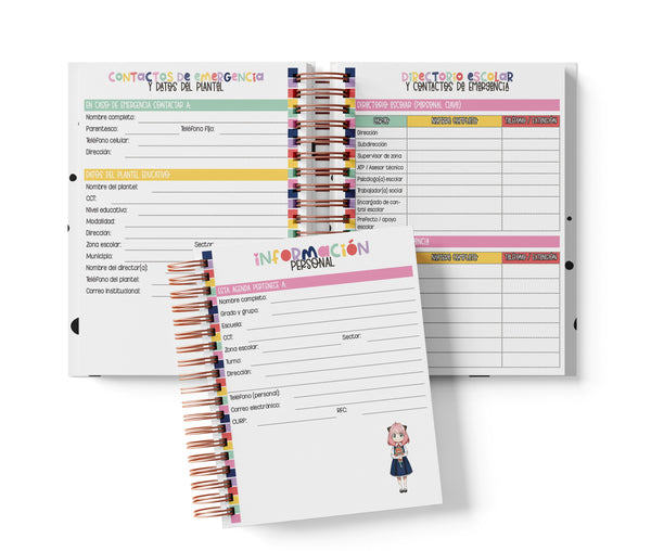 Agenda Primaria Medio Oficio - Spy x Family