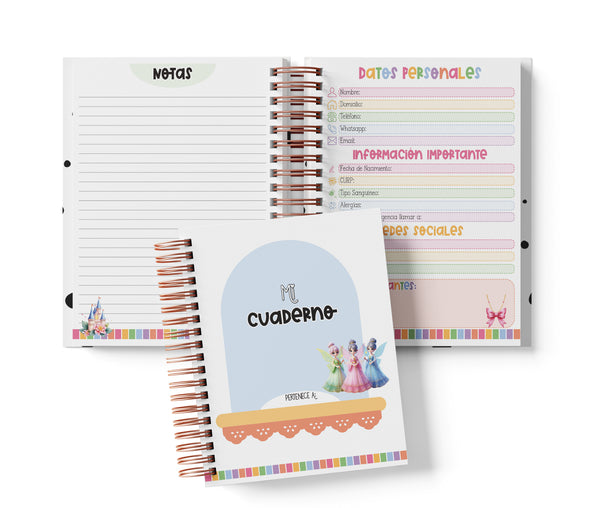 Cuaderno Medio Oficio - Aurora - La Bella Durmiente