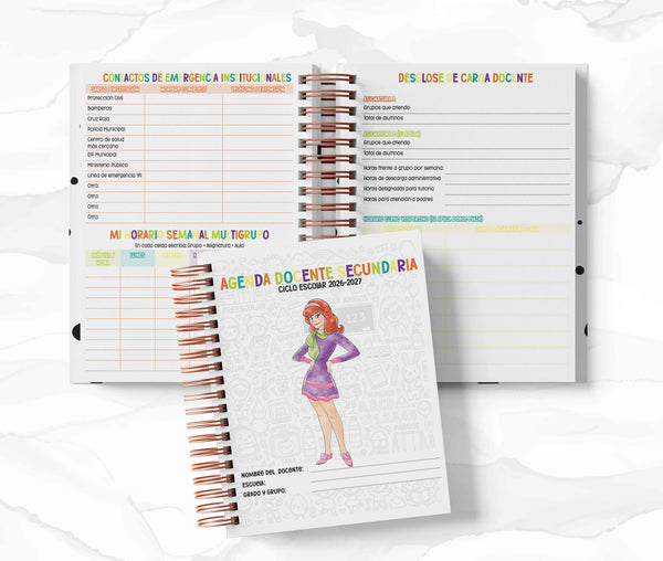 Agenda Secundaria - Scooby-Doo