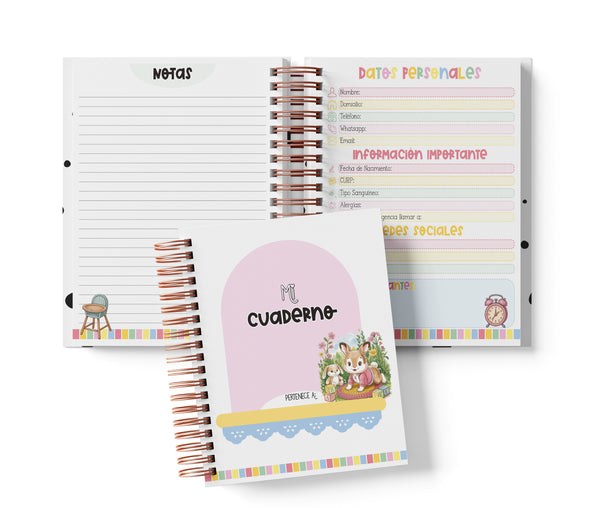 Cuaderno Medio Oficio - Ternurines