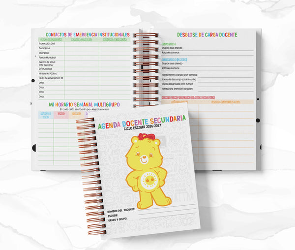 Agenda Secundaria - Cariñositos