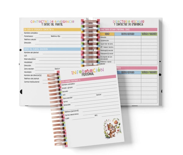 Agenda Primaria Medio Oficio - Chip y Dale