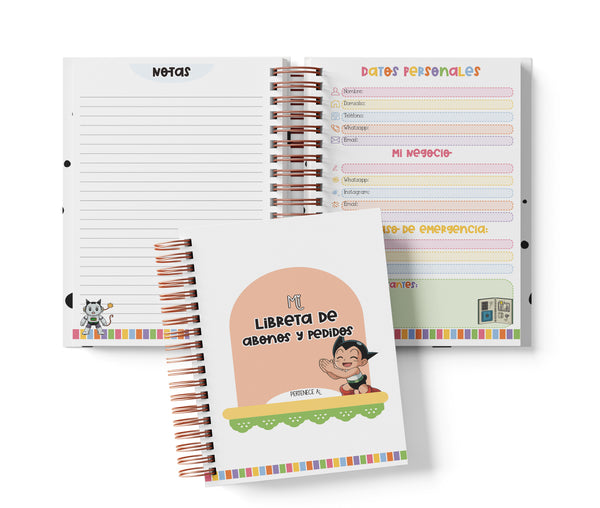 Libreta de Abonos y Pedidos - Astro Boy