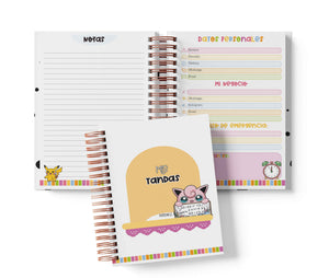 Libreta de Tandas 15 Participantes - Pokémon