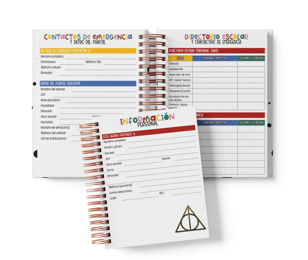 Agenda Preescolar MO - Harry Potter