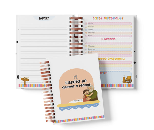 Libreta de Abonos y Pedidos - Heidi