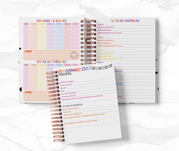 Agenda Estudiantes Semanal Ciclo 26-27 - Lizzie McGuire