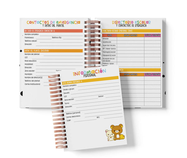 Agenda Preescolar MO - Rilakkuma
