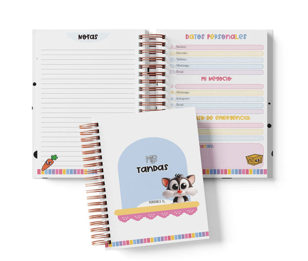 Libreta de Tandas 11 Participantes - Looney Tunes