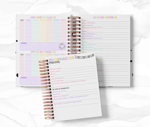 Agenda Estudiantes Semanal Ciclo 26-27 - Little Twin Stars