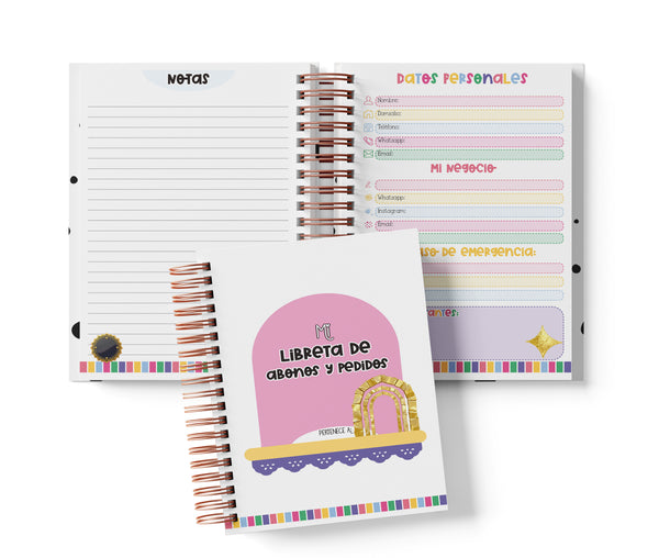 Libreta de Abonos y Pedidos - Solar Arch