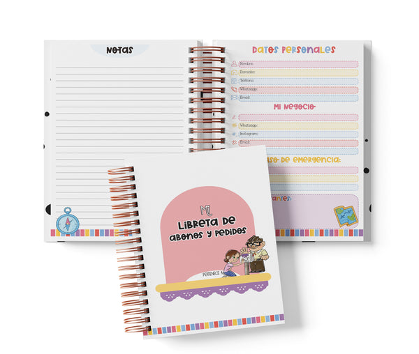 Libreta de Abonos y Pedidos - Up