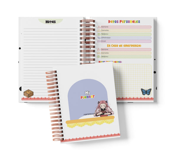 Planner Semanal - Demon Slayer