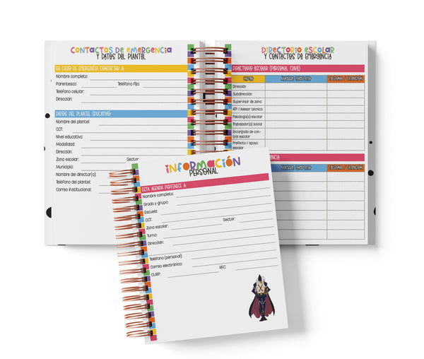 Agenda Primaria Medio Oficio - One Piece