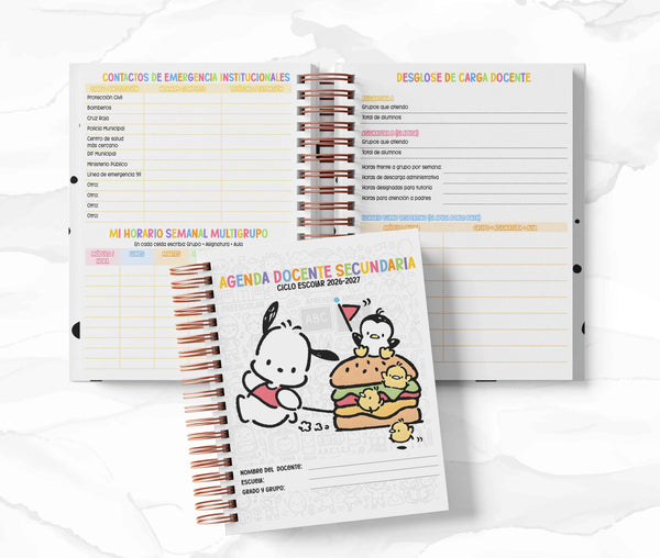 Agenda Secundaria - Pochacco