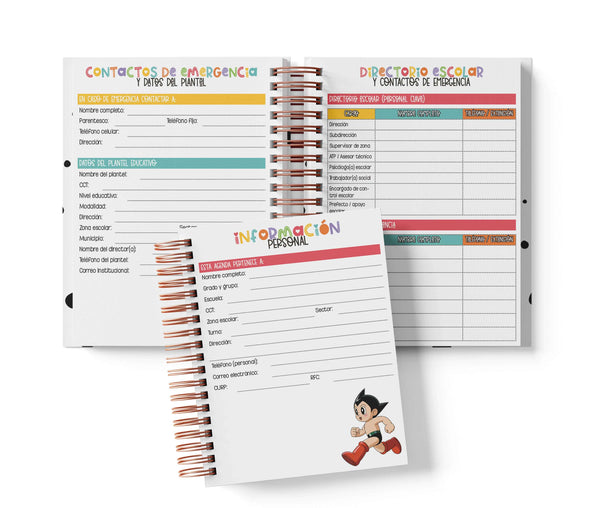 Agenda Preescolar MO - Astro Boy