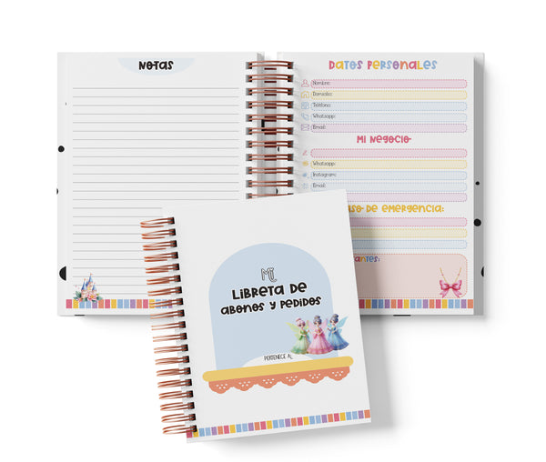 Libreta de Abonos y Pedidos - Aurora - La Bella Durmiente