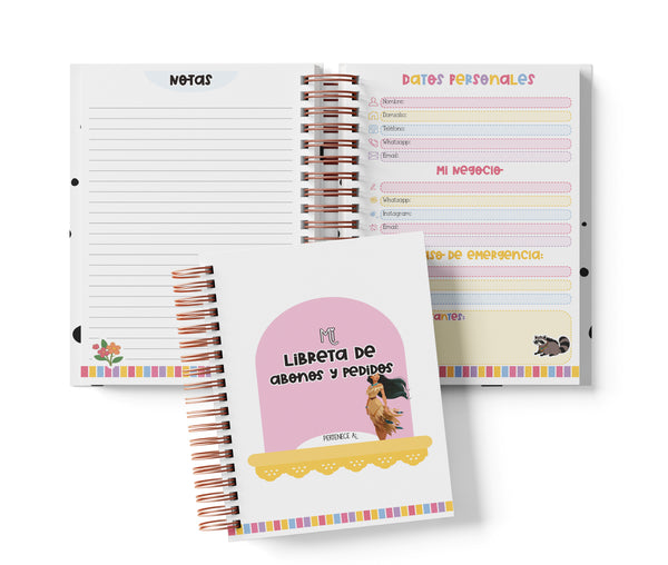 Libreta de Abonos y Pedidos - Pocahontas