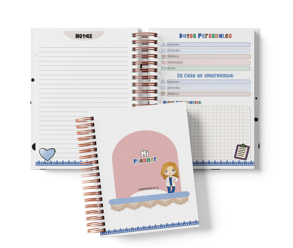 Planner Diario con Horario - Grey's Anatomy