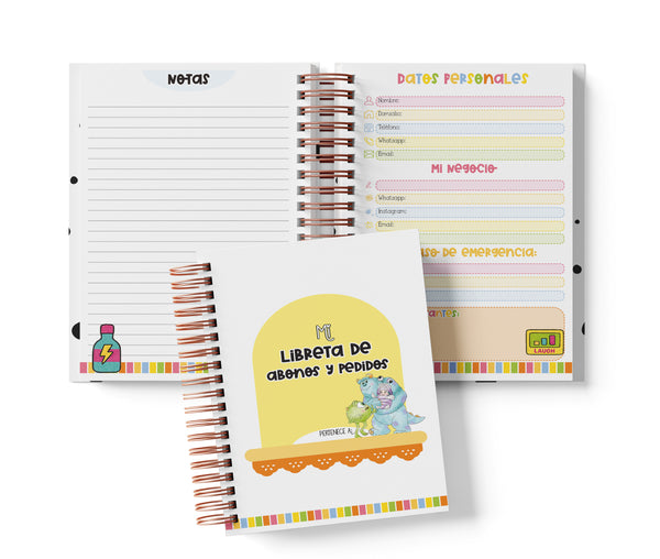 Libreta de Abonos y Pedidos - Monsters Inc.