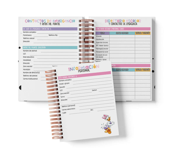 Agenda Preescolar MO - Daisy Duck