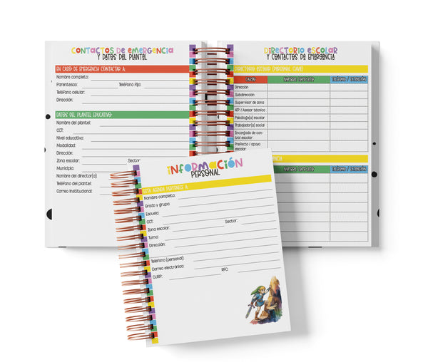 Agenda Primaria Medio Oficio - Zelda