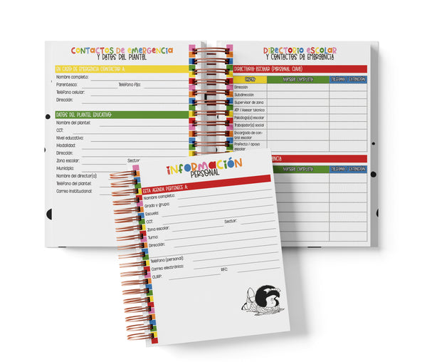 Agenda Primaria Medio Oficio - Mafalda