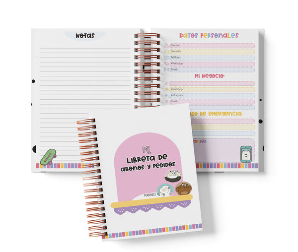 Libreta de Abonos y Pedidos - Osos Escandalosos