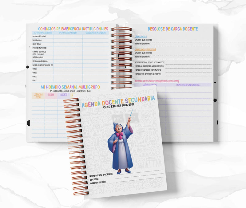 Agenda Secundaria - Cenicienta