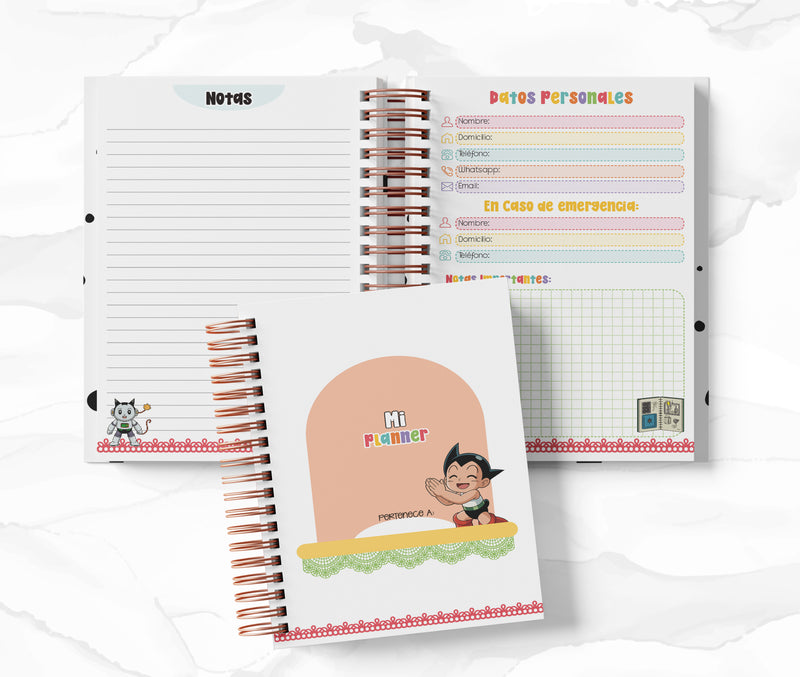 Planner 2 Días por Página - Astro Boy