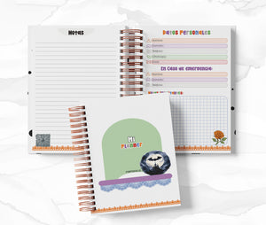 Planner Diario con Horario cada 30 Min - Batman