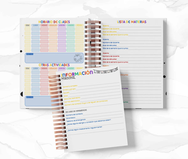 Agenda Estudiantes Semanal Ciclo 26-27 - Wolverine