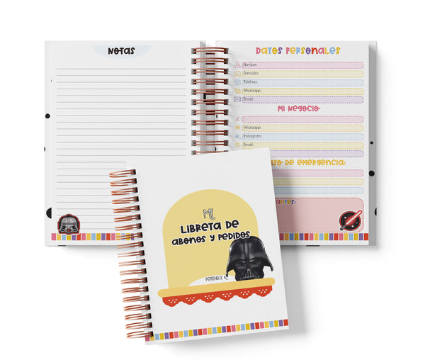 Libreta de Abonos y Pedidos - Star Wars