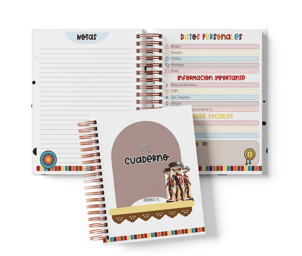 Cuaderno Media Carta - Iron Man