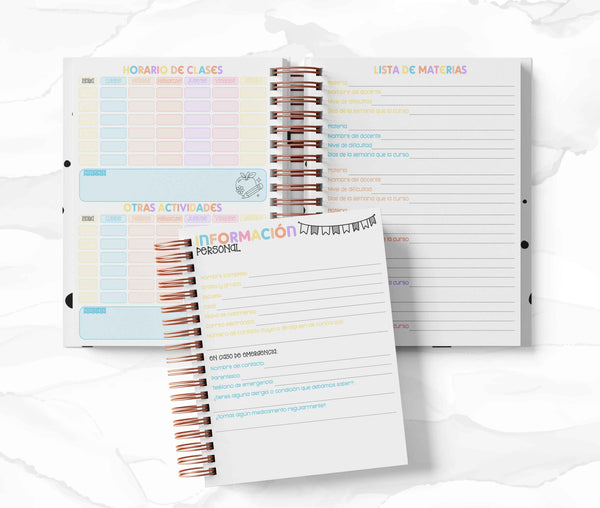 Agenda Estudiantes Semanal Ciclo 26-27 - Chococat